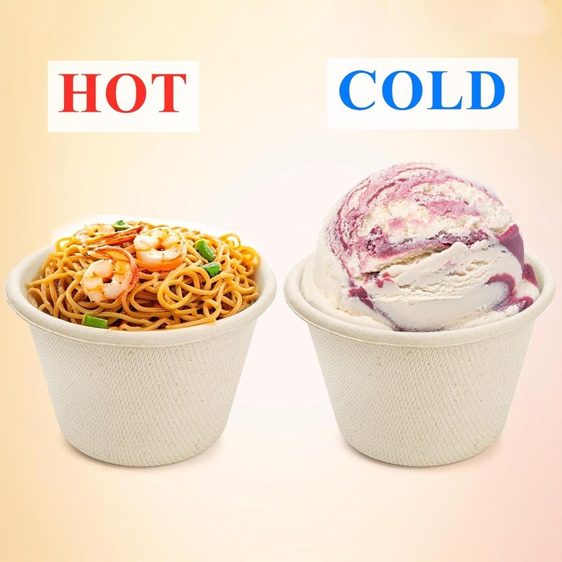 Tebery 200 Pack 4 Oz Disposable Condiment Portion Cups, Small Sauce Dipping Container with Clear Lid, Leak Proof Souffle Ramekin Bowl, Sample Serving Cup for Snack Tasting, Charcuterie, Natural Color - Image 5